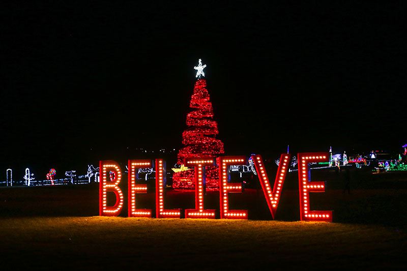 Capital Read Letters Spell Out Believe